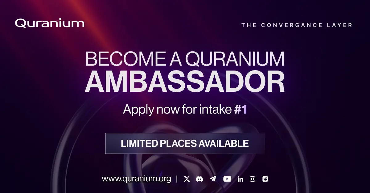 Quranium’s Ambassador Program Ignites a Global Movement for Quantum-Secure Decentralization